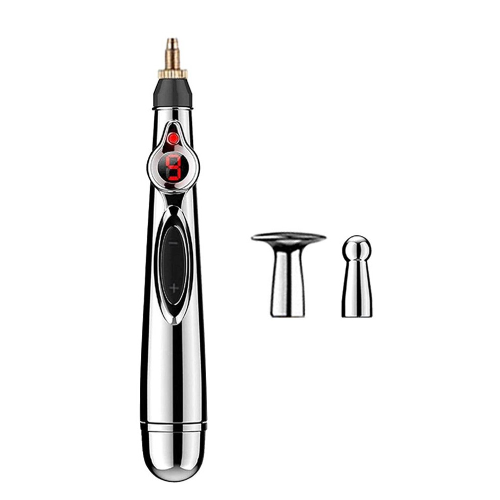 Dechoicelife (A-3 Head Set) Acupuncture Massage Pen Electric Muscle Stimulator Pulse Massager For Face Lift Devices Roller Massager Energy Pen Pain Relief