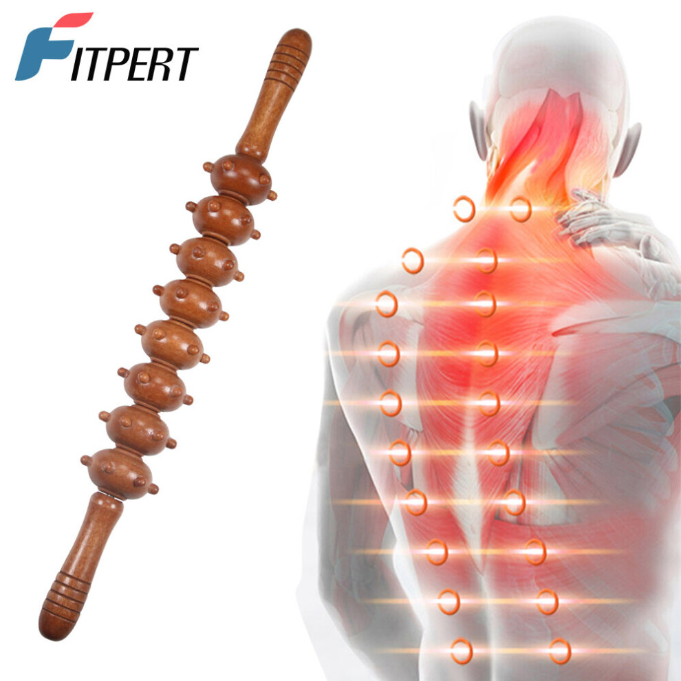 Dechoicelife Manual Wood Massager Roller Handheld Cellulite Blasters Massage Trigger Point Stick Body Therapy Massager Muscle Relief Tool New