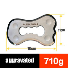 (a-A) Heavy Duty Stainless Steel IASTM Soft Tissue Fitness Muscle Fascia Knife Tool GUA SHA Massage Body Physical Therapy Equipment