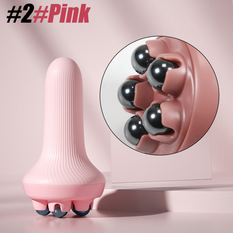 Dechoicelife Black (A-) 7-Bead Multifunctional Massage Roller Ball Massager Professional Pressotherapy Portable Beautiful Health Care Massage Instrument