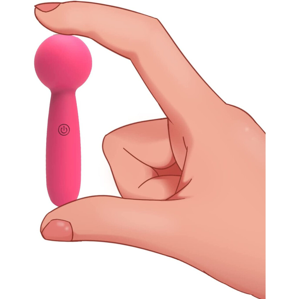 Dechoicelife Mini Personal Massager Rechargeable Massage Stick Portable Handheld Massager For Tension Neck, Muscle, Back, Soreness To Relax