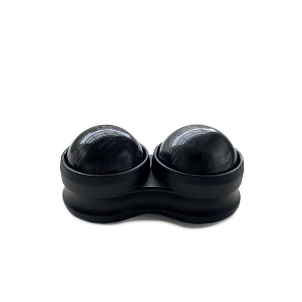 Dechoicelife Black (A-) Double Massage Ball,Self Massage Tool For Sore Muscles,Body, Deep Tissue,Trigger Point,Muscle Knots,Yoga And Myofascial Release