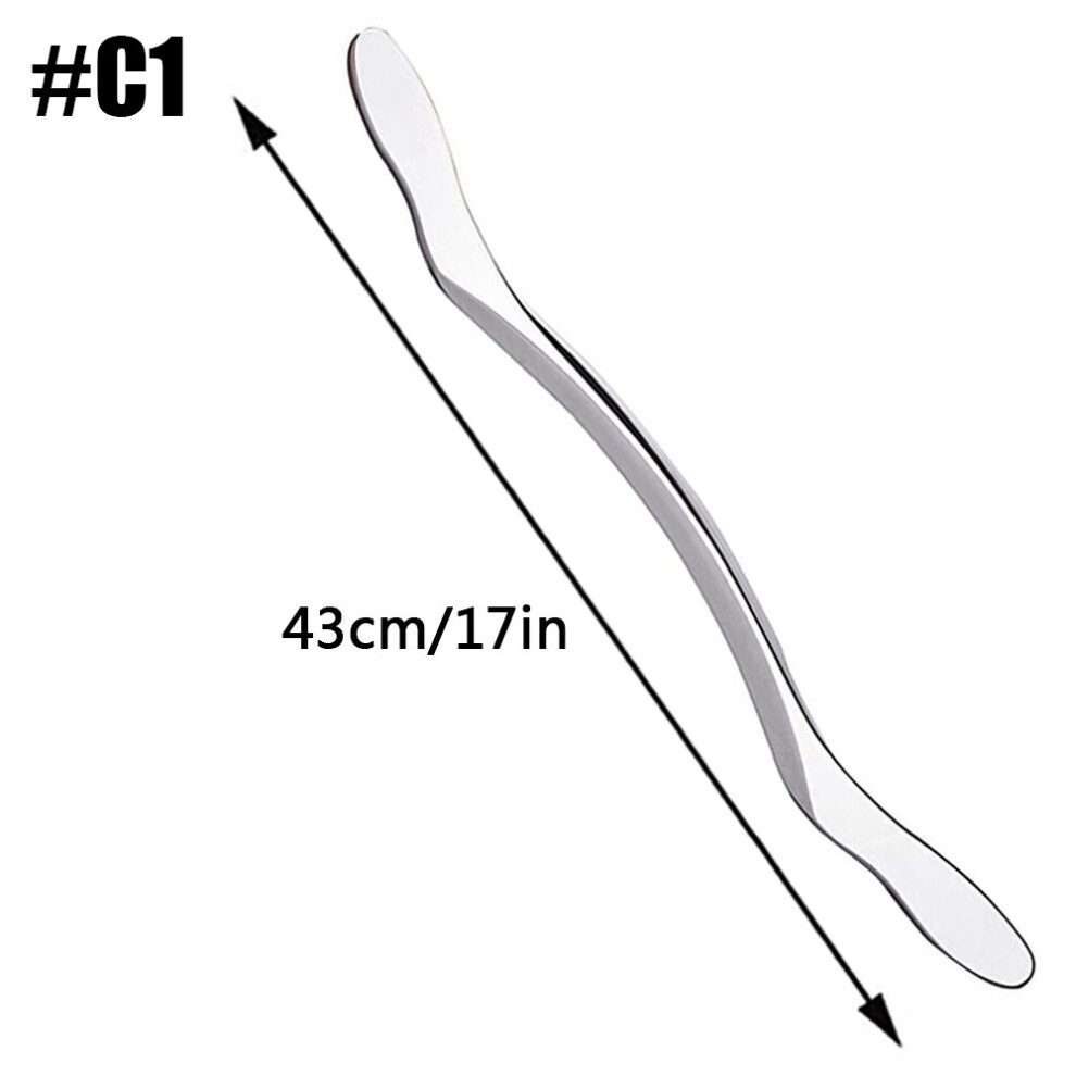 Dechoicelife (A-C1) Stainless Steel Gua Sha Scraping Massage Tool Lymphatic Drainage Massager Anti-Cellulite Body Shaping Relieve Muscle Soreness