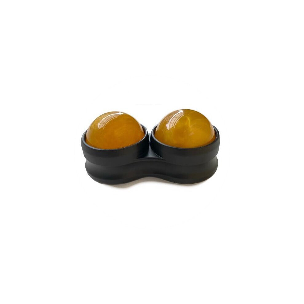Dechoicelife Orange (A-) Double Massage Ball,Self Massage Tool For Sore Muscles,Body, Deep Tissue,Trigger Point,Muscle Knots,Yoga And Myofascial Release