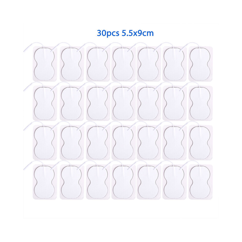 (a-30pcs 5.5X9cm) Non-woven Fabric Self Adhesive Replacement Pads Muscle Stimulator Electrode Pads  for Tens Electrodes Physiotherapy Machine-image-OPC-PC9PHGG-NEW