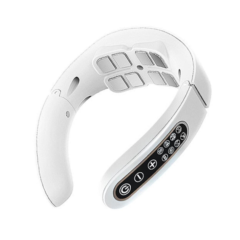 Dechoicelife 6 Modes Cervical Neck Traction Device Back Posture Vibrating Massager Tools Electric Body Massagers Stretch Care Massage Pulse