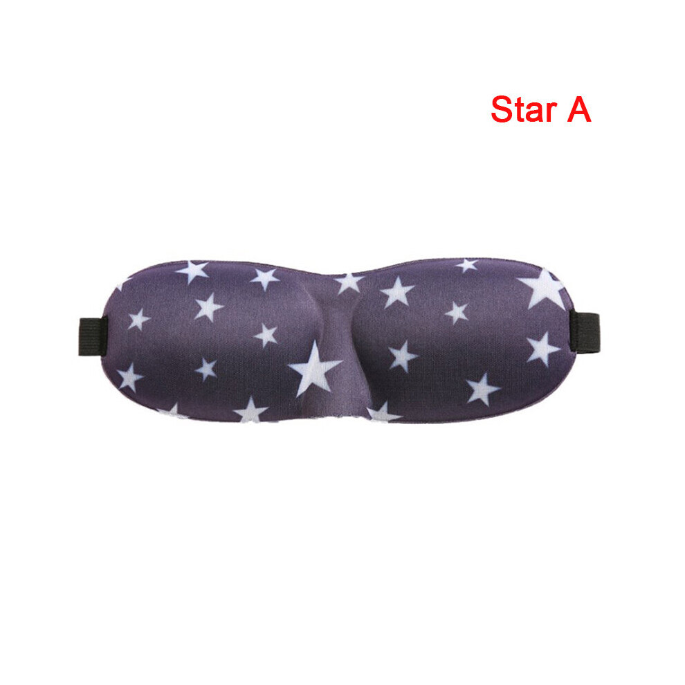 Dechoicelife (A-9) 3D Sleep Mask Eyeshade Cover Shade For Travel Eyepatch Nap Eye Patch Rest Blindfold Eye Cover Sleeping Mask Night Eyeshade 1Pcs