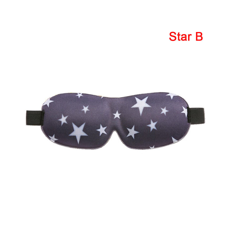 Dechoicelife (A-15) 3D Sleep Mask Eyeshade Cover Shade For Travel Eyepatch Nap Eye Patch Rest Blindfold Eye Cover Sleeping Mask Night Eyeshade 1Pcs