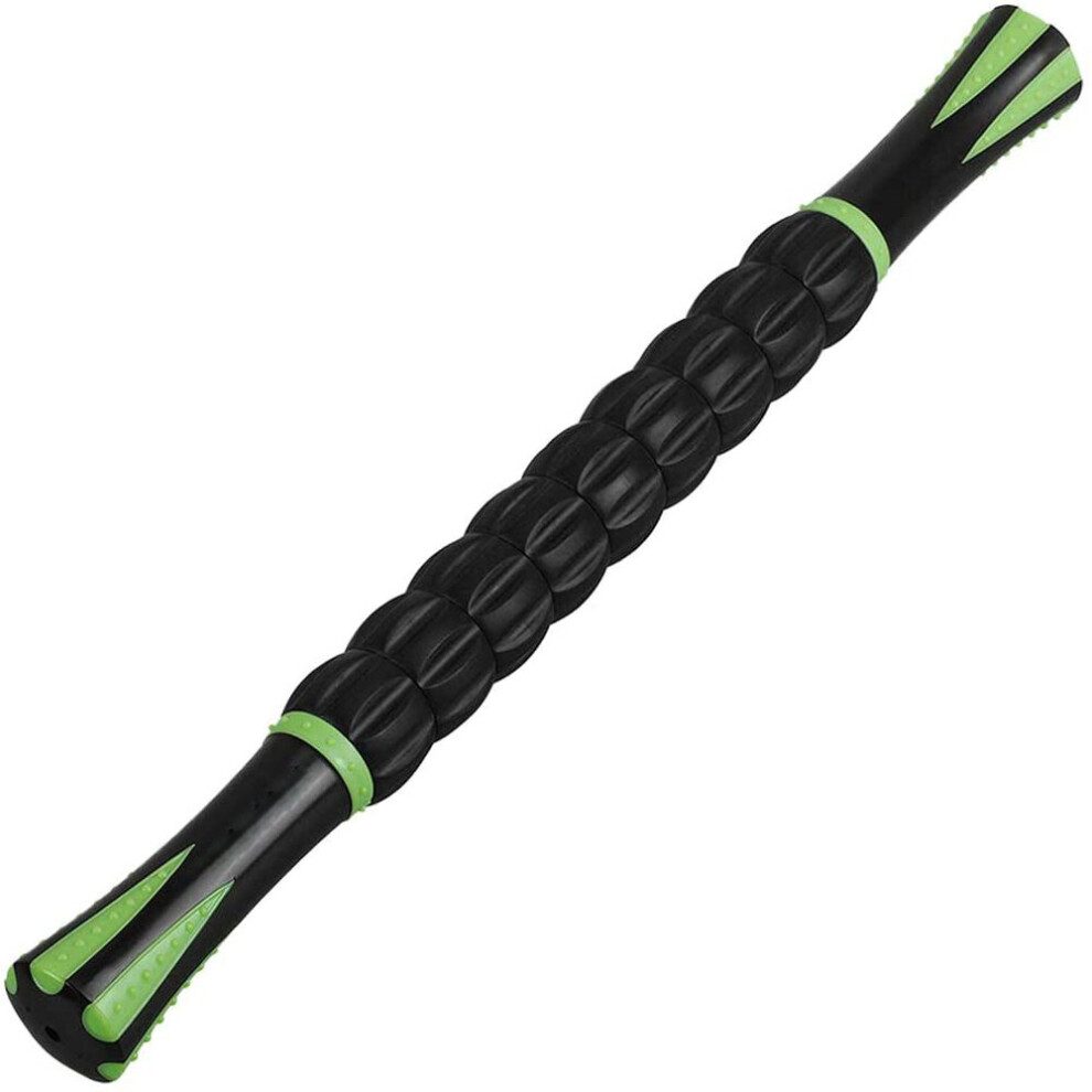 Dechoicelife Black (A-) Muscle Body Massage Roller Stick For Athletes - Release Myofascial Trigger Points Reduce Muscle Soreness Tightness Leg Back Pain