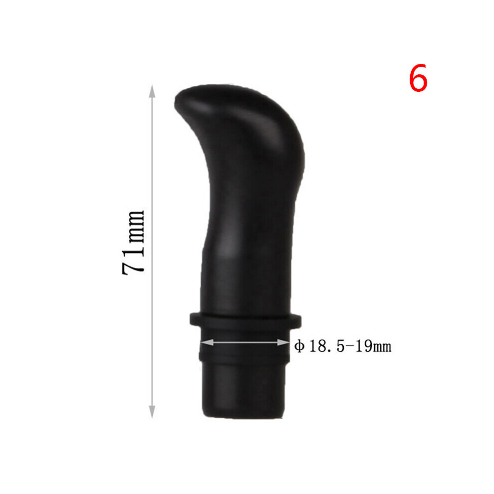 Dechoicelife (A-N6) 1Pc Universal Fascia Gun Massage Head Body Relaxation Fascia Massager Gun Replacement Head Silicone Massage Head Set