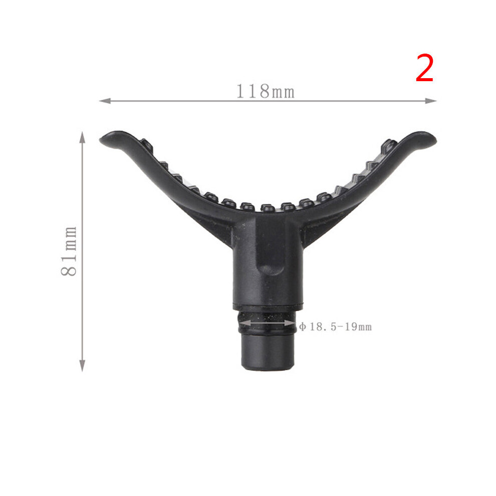 Dechoicelife (A-N2) 1Pc Universal Fascia Gun Massage Head Body Relaxation Fascia Massager Gun Replacement Head Silicone Massage Head Set