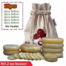 (a-NO2) Tontin Jade Hot Stone Massage Heater natural Jade glaze hot stone massage Set 16pcs/set massager back massage massageador Health