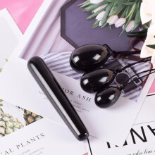 (a-4 pcs set) Wholesale Yoni Egg Natural Obsidian Egg Set Drill Crystal Mineral Ball Kegel Exercise Pelvic Floor Muscle Vagina For Woman