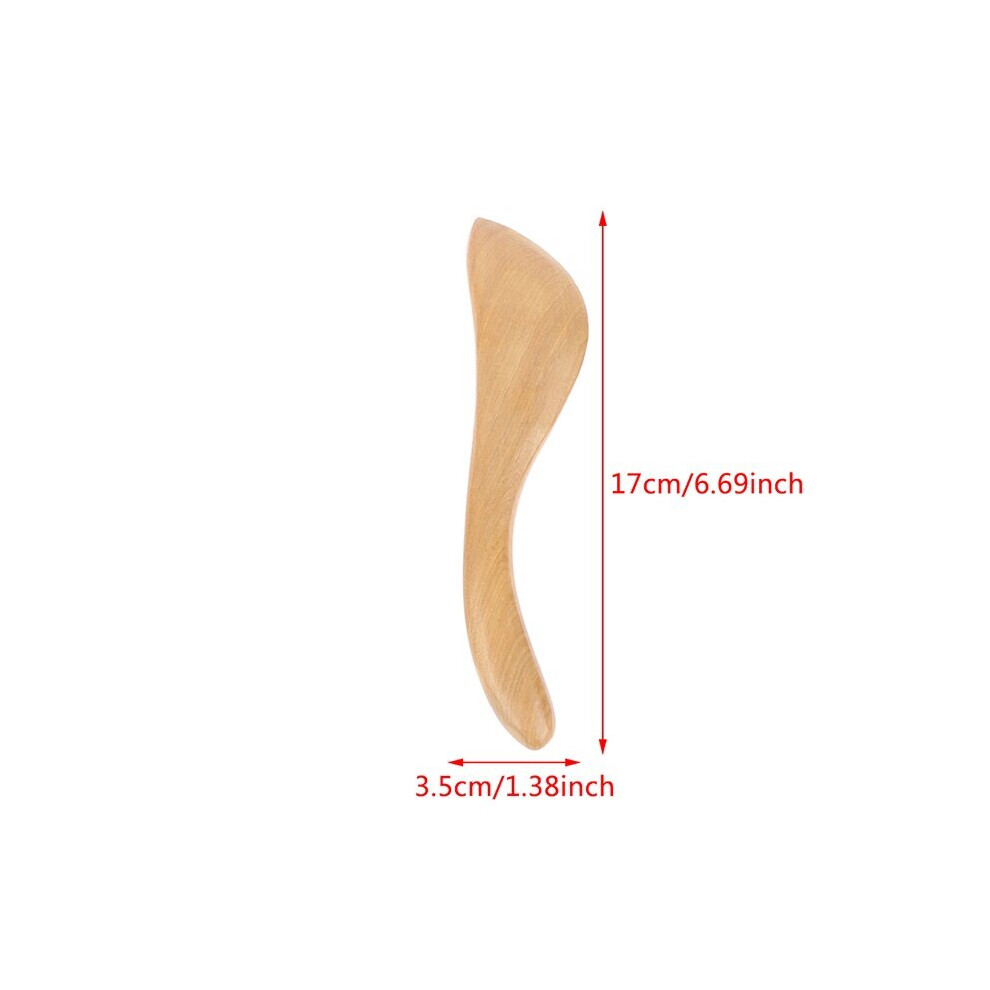 Dechoicelife (A-C) 1Pcs Wooden Scraping Board Guasha Massage Scraper Tool Pressure Therapy For Back Neck Body Meridian Dredge Acupuncture Board