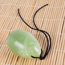 (a-45x30 Xiu yan jade) Big Yoni Egg 100% Natural Stone Healing Jade Crystal Egg Drill 45*30 MM Mineral Ball Kegel Massage Pelvic Floor Muscle Vaginal