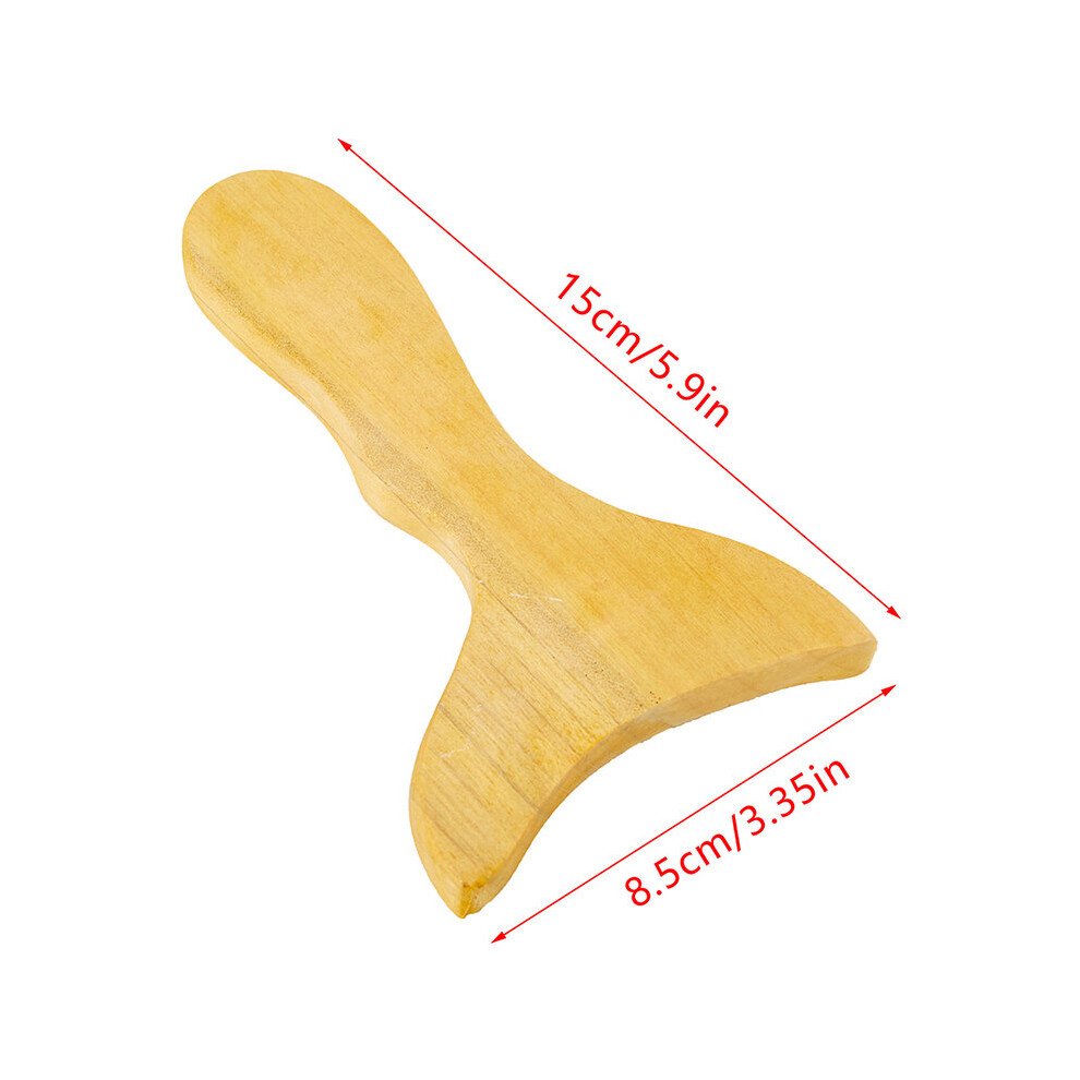 Dechoicelife (A-A) 1Pcs Wooden Scraping Board Guasha Massage Scraper Tool Pressure Therapy For Back Neck Body Meridian Dredge Acupuncture Board