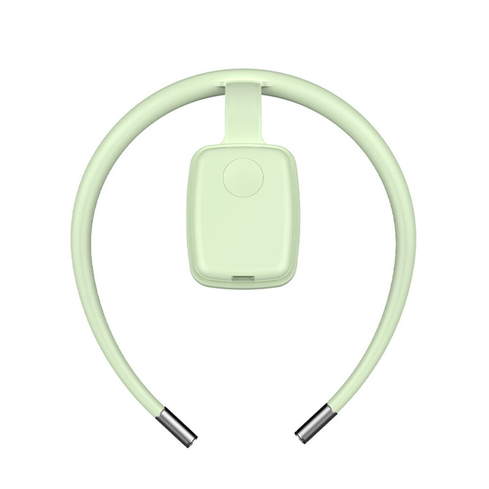Dechoicelife Green (A-) Body Neck Instrument Neck Massager Hump Back Corrector Electric Ultrasonic Lymphatic Soothing Posture Correction Reminder Device