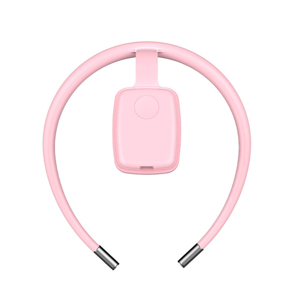 Dechoicelife Pink (A-) Body Neck Instrument Neck Massager Hump Back Corrector Electric Ultrasonic Lymphatic Soothing Posture Correction Reminder Device