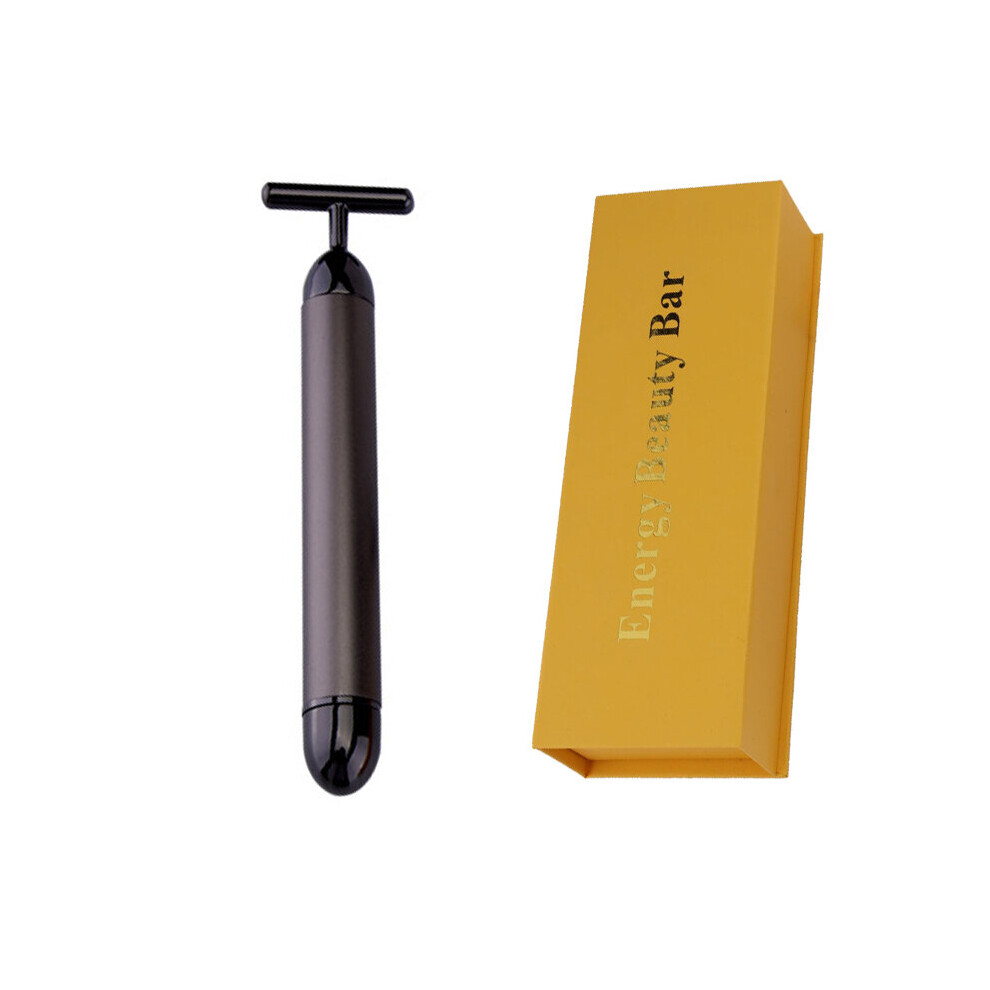 Dechoicelife (A-Black Set) Facial Massager T-Shape Electric Sign Face Massage Tools For Sensitive Skin Face Pull Tight Firming Lift Relieve Fatigue