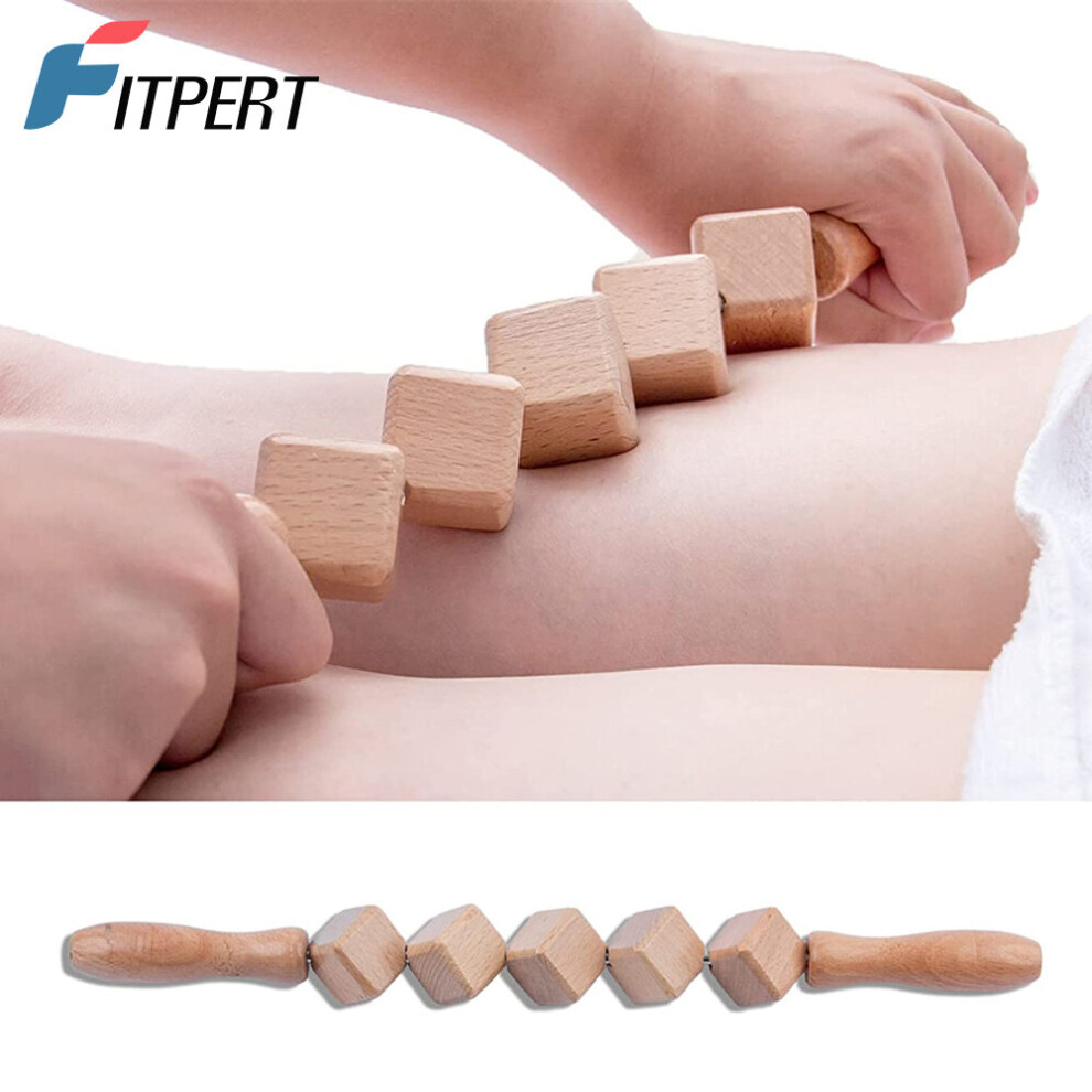 Dechoicelife Wood Therapy Massage Tool, Lymphatic Drainage Massage Stick, Anti Cellulite Massager,Maderotherapy Colombiana,Muscle Pain Relief