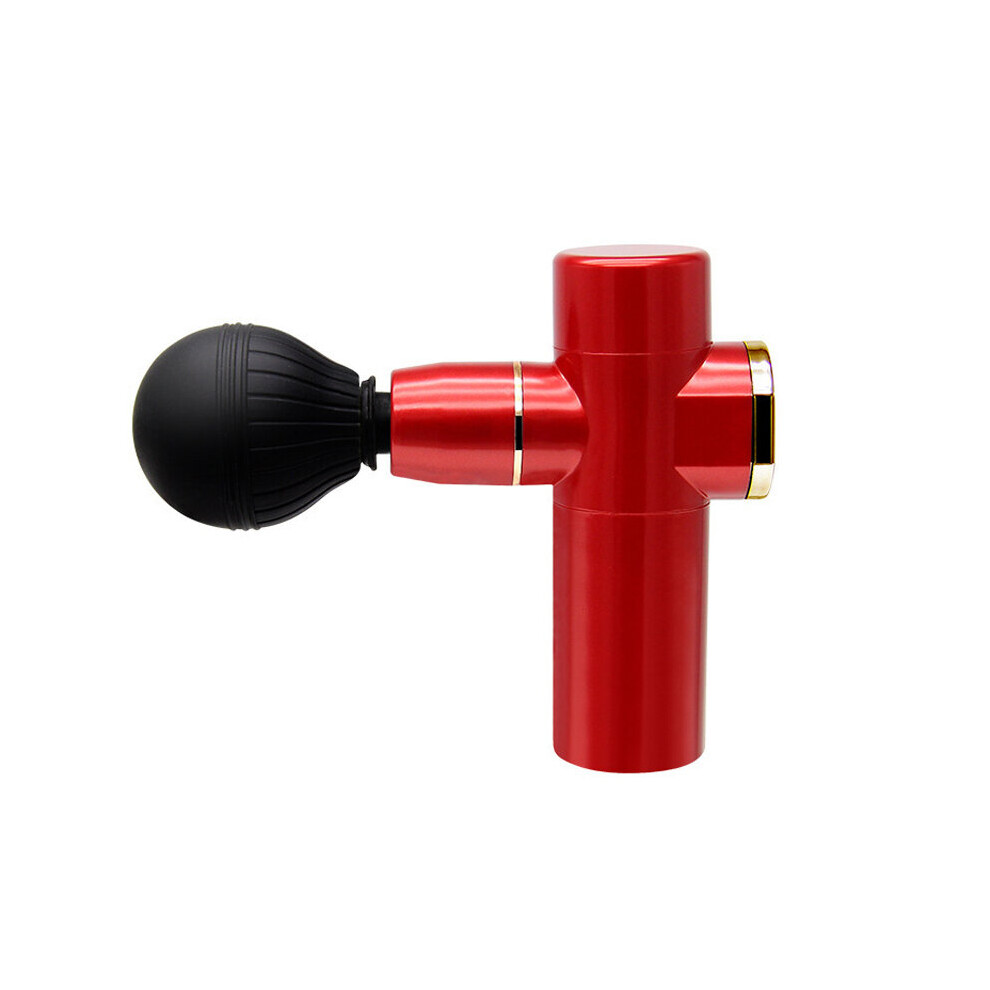 Dechoicelife (A-Red) New Mini Vibration Massage Gun Womens Portable Muscle Relaxation Electric Massager Fitness Vibrator-Massagers Fascia Equipment