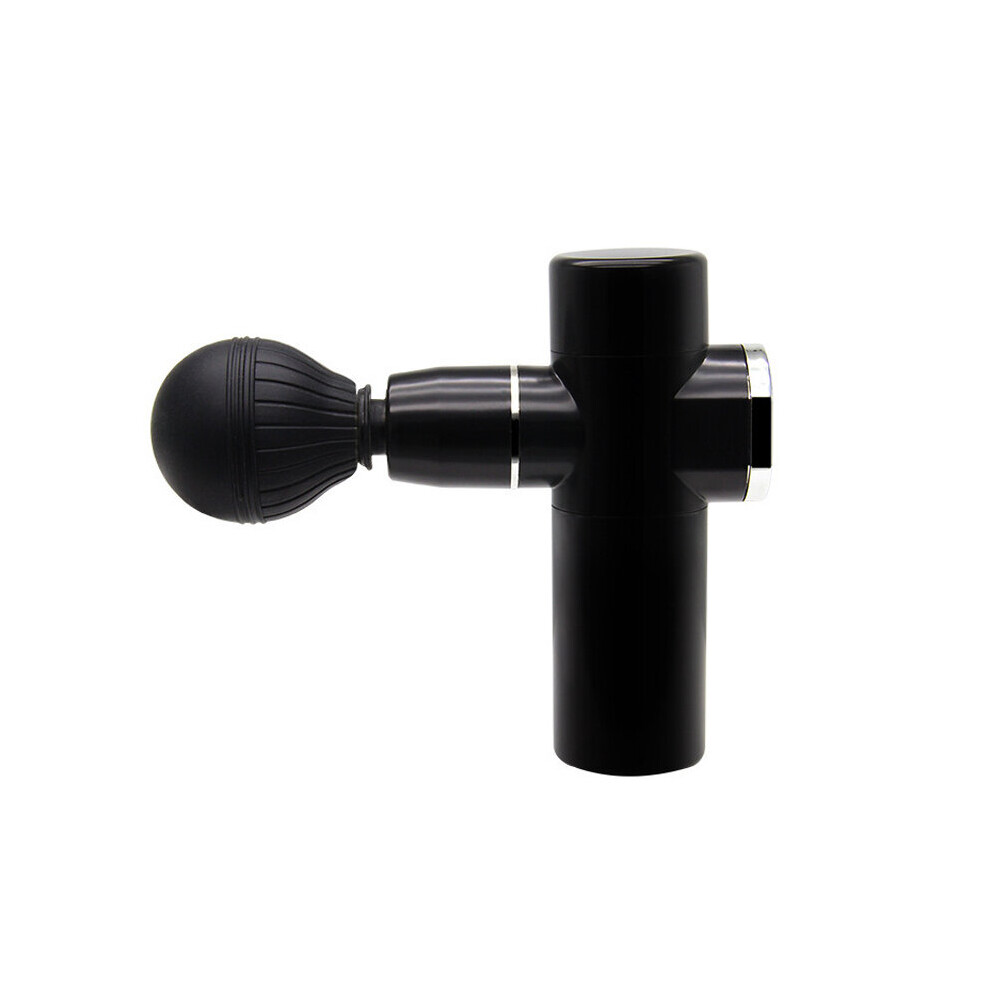 Dechoicelife Black (A-) New Mini Vibration Massage Gun Womens Portable Muscle Relaxation Electric Massager Fitness Vibrator-Massagers Fascia Equipment