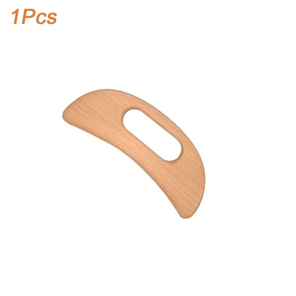Dechoicelife Gray (A-) Wooden Gua Sha Tool Scraping Board Massage Tool Slimming Guasha Massage Board Gua Sha Scraper Body Massage Therapy Tool