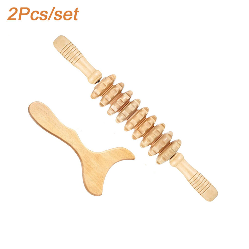 Dechoicelife Beige (A-) Wooden Gua Sha Tool Scraping Board Massage Tool Slimming Guasha Massage Board Gua Sha Scraper Body Massage Therapy Tool