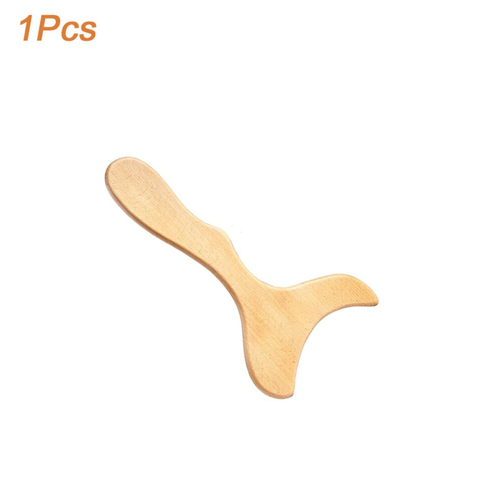 Dechoicelife Purple (A-) Wooden Gua Sha Tool Scraping Board Massage Tool Slimming Guasha Massage Board Gua Sha Scraper Body Massage Therapy Tool