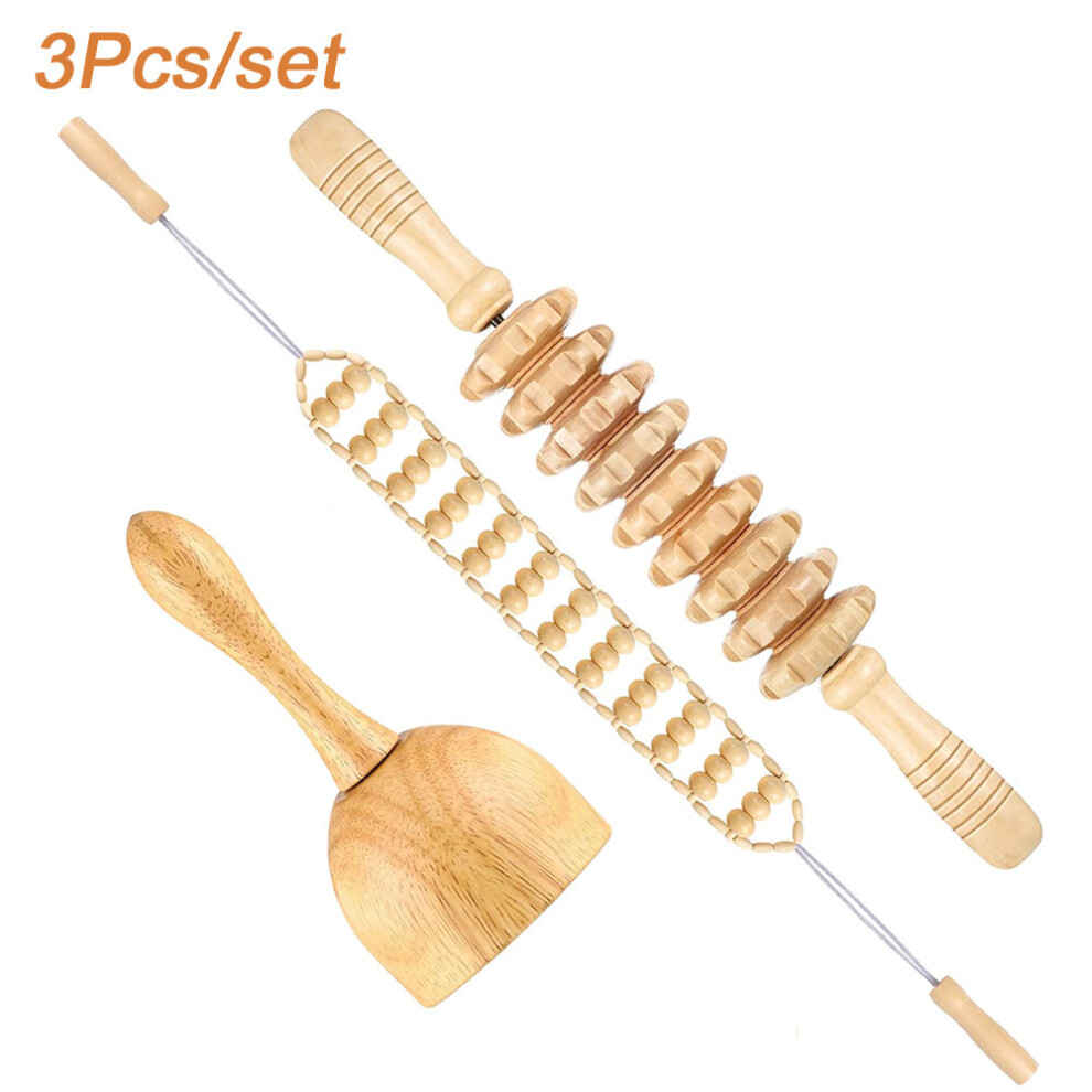 Dechoicelife Orange (A-) Wooden Gua Sha Tool Scraping Board Massage Tool Slimming Guasha Massage Board Gua Sha Scraper Body Massage Therapy Tool