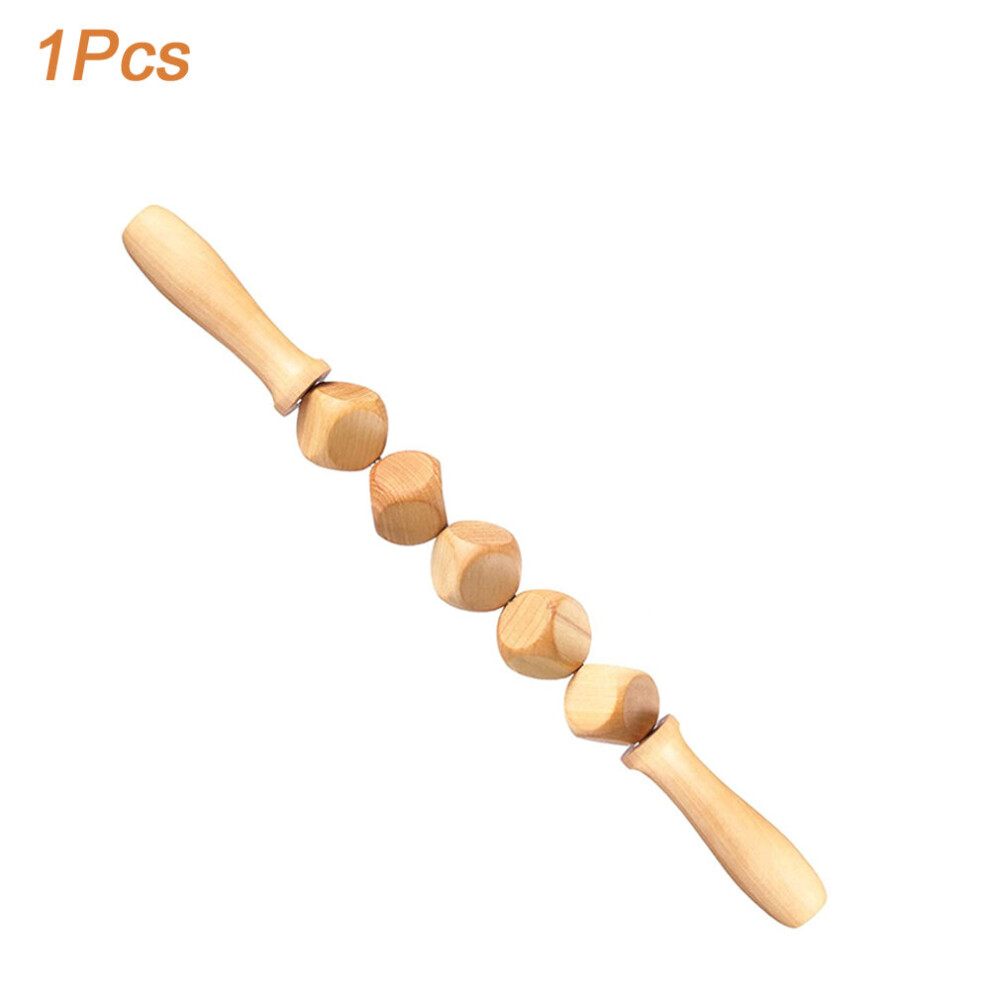 Dechoicelife Yellow (A-) Wooden Gua Sha Tool Scraping Board Massage Tool Slimming Guasha Massage Board Gua Sha Scraper Body Massage Therapy Tool