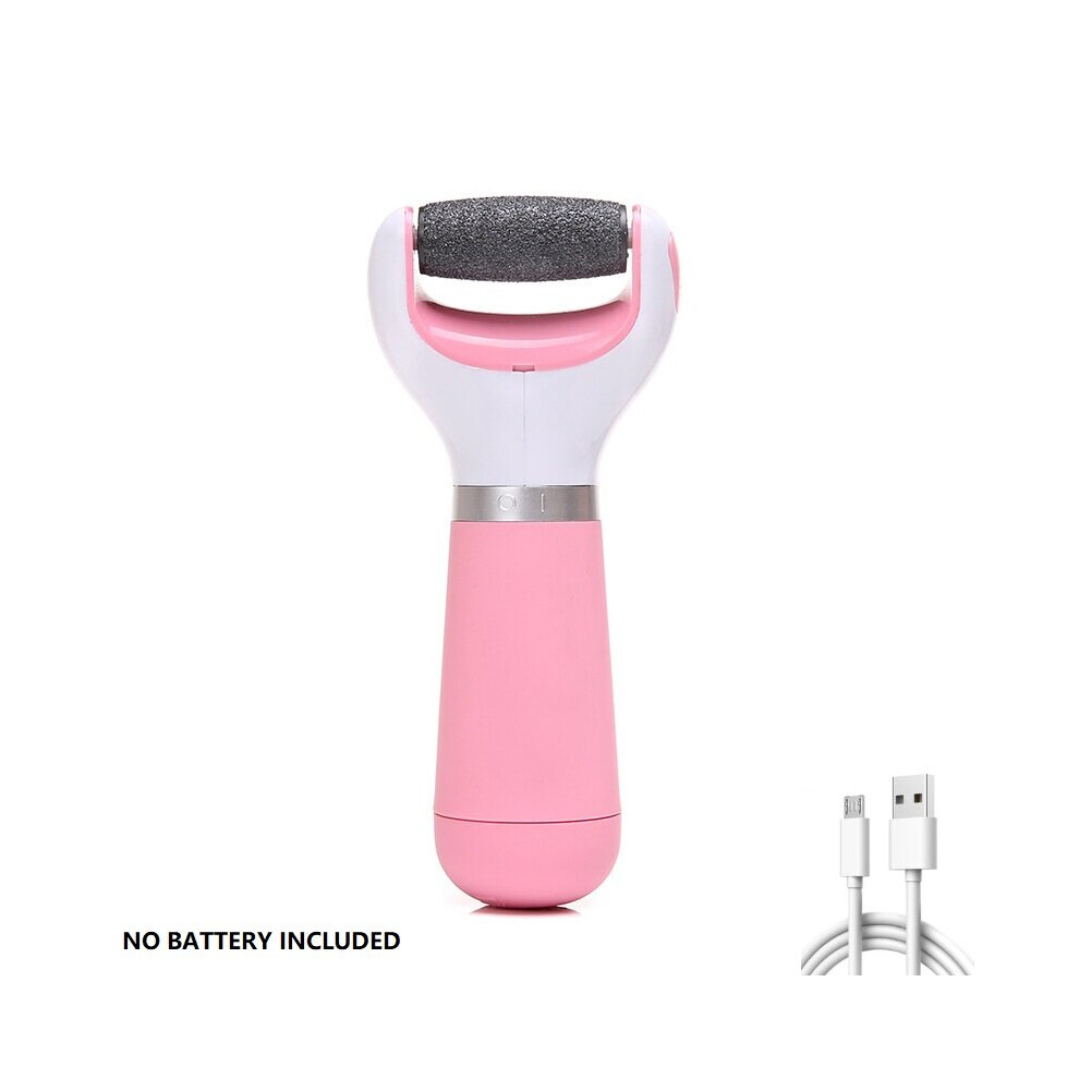 Dechoicelife Pink (A-) Portable Electric Foot File Vacuum Callus Remover Grinding Pedicure Tools Dead Skin Clean Calluses Remove