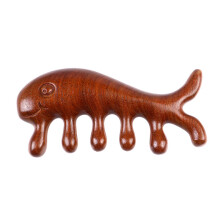 (a-Orange) 16 Styles Natural Sandalwood Comb Anti-static Comb Head Massage Comb Curly Hair Large Wide Tooth Comb
