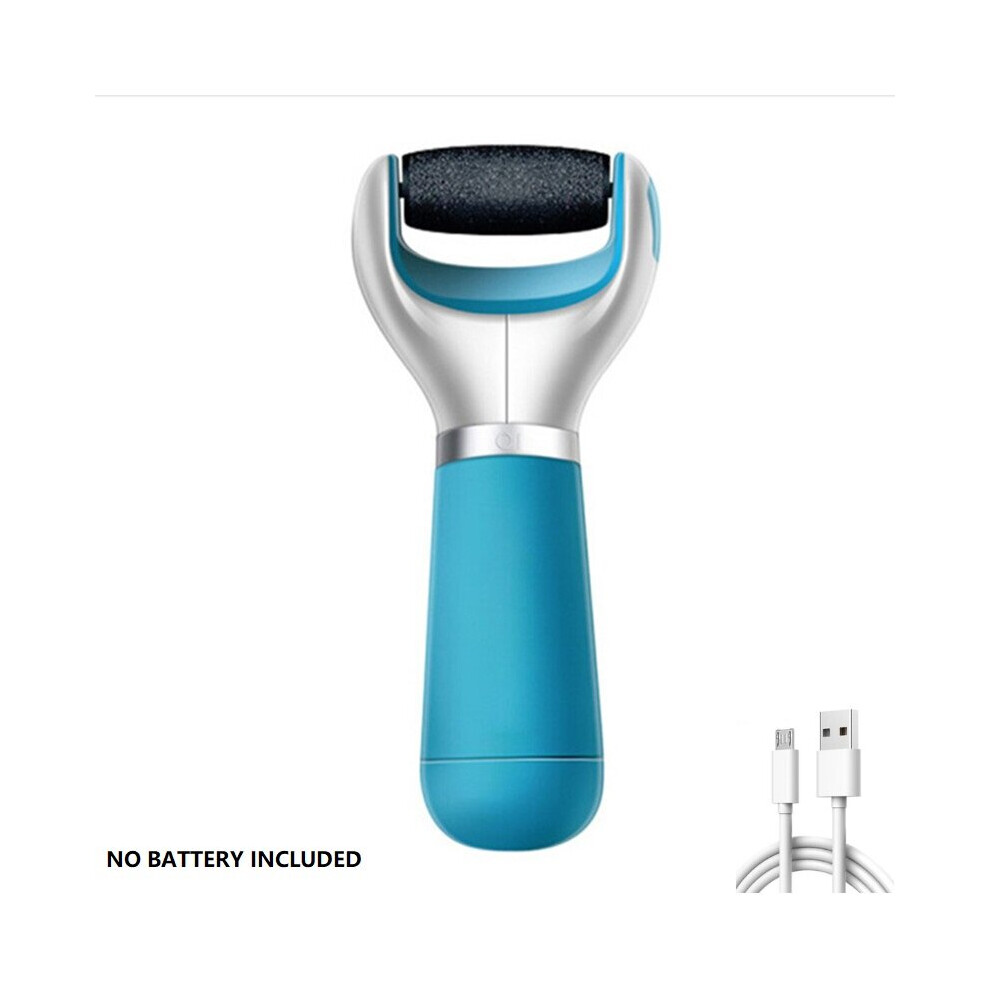 Dechoicelife Blue (A-) Portable Electric Foot File Vacuum Callus Remover Grinding Pedicure Tools Dead Skin Clean Calluses Remove