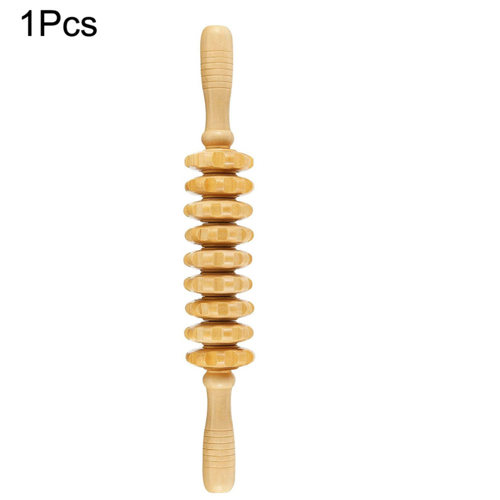 Dechoicelife (A-Gray) Wood Therapy Massage Tools,Lymphatic Drainage Massager Tool Set,Wood Massage Cup Massage Rollers Contouring Board,Body Sculpting