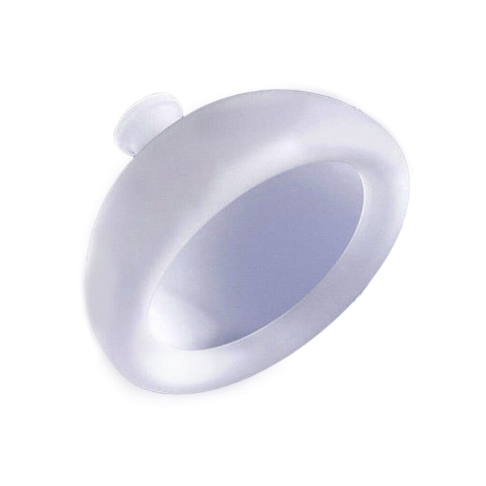 Dechoicelife (A-Transparent) Silicone Palm Chest Percussion Cup,Chest Physical Therapy Cup,Percussion Treatment For Sputum Expectoration Problem 649B