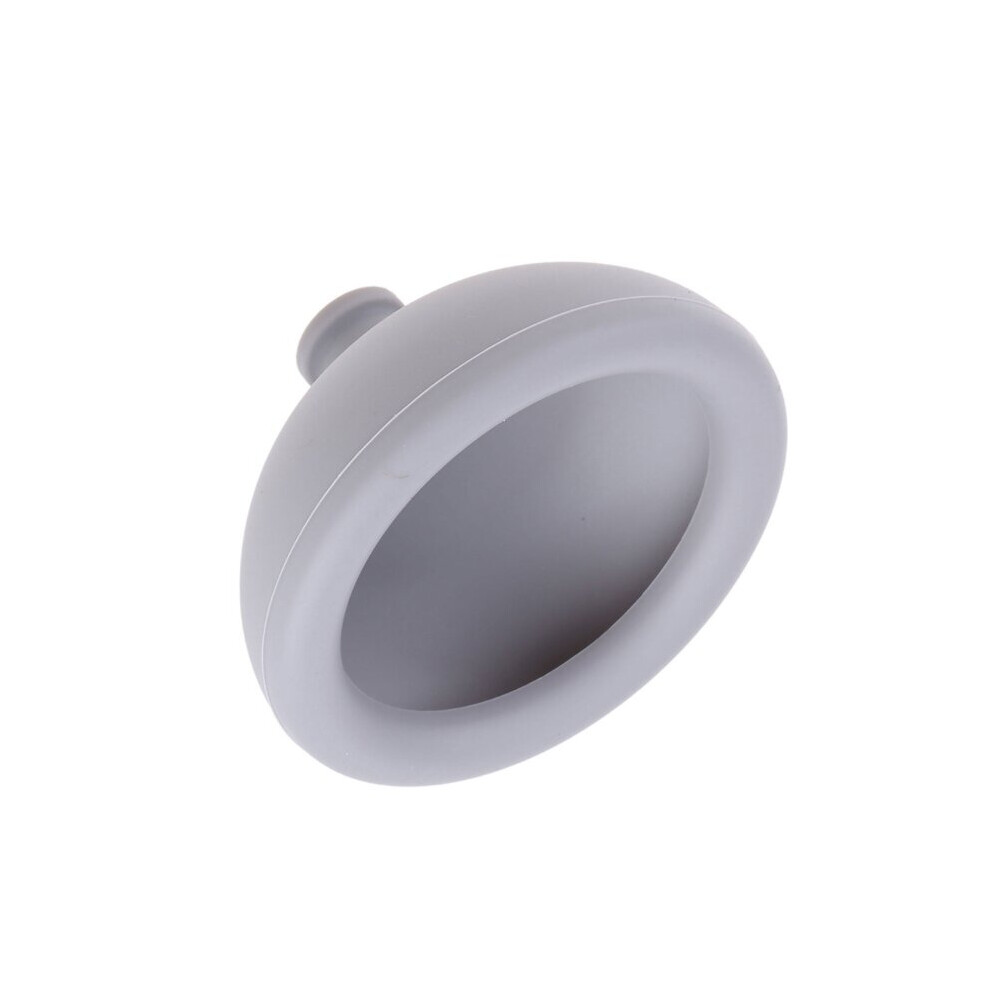 Dechoicelife Grey (A-) Silicone Palm Chest Percussion Cup,Chest Physical Therapy Cup,Percussion Treatment For Sputum Expectoration Problem 649B