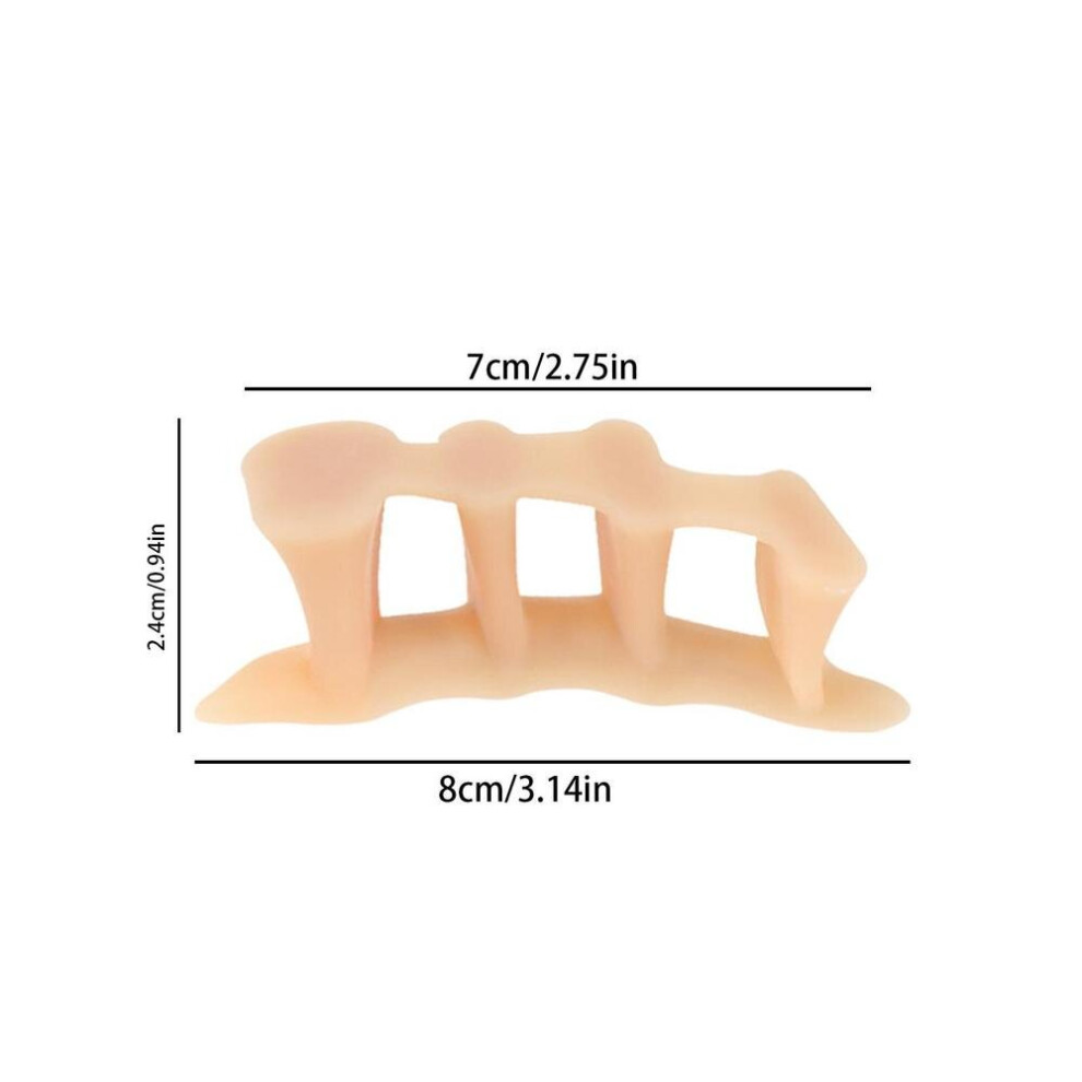 Dechoicelife (A-Color) 3-Hole Hammer Toe Straightener Hammer Toe Splints For Correcting Overlapping Toes Crooked Toes Prevent Overlap