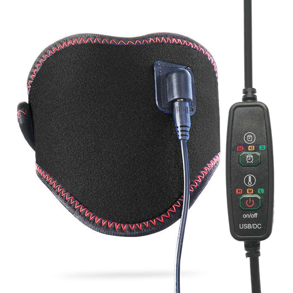 Dechoicelife (A-Black) Electric Neck Heating Pad Heated Neck Wrap For Pain Relief Cervical Vertebra Fatigue Therapy Moxibustion Health Care Massager