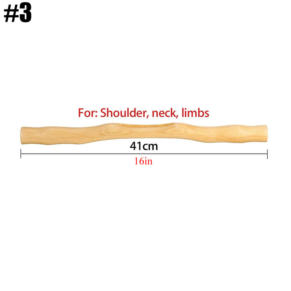 Dechoicelife (A-41Cm) Natural Wood Guasha Scraping Stick Scraper For Fat Burner Back Shoulder Neck Waist Leg Body Massage Therapy Slimming Tool