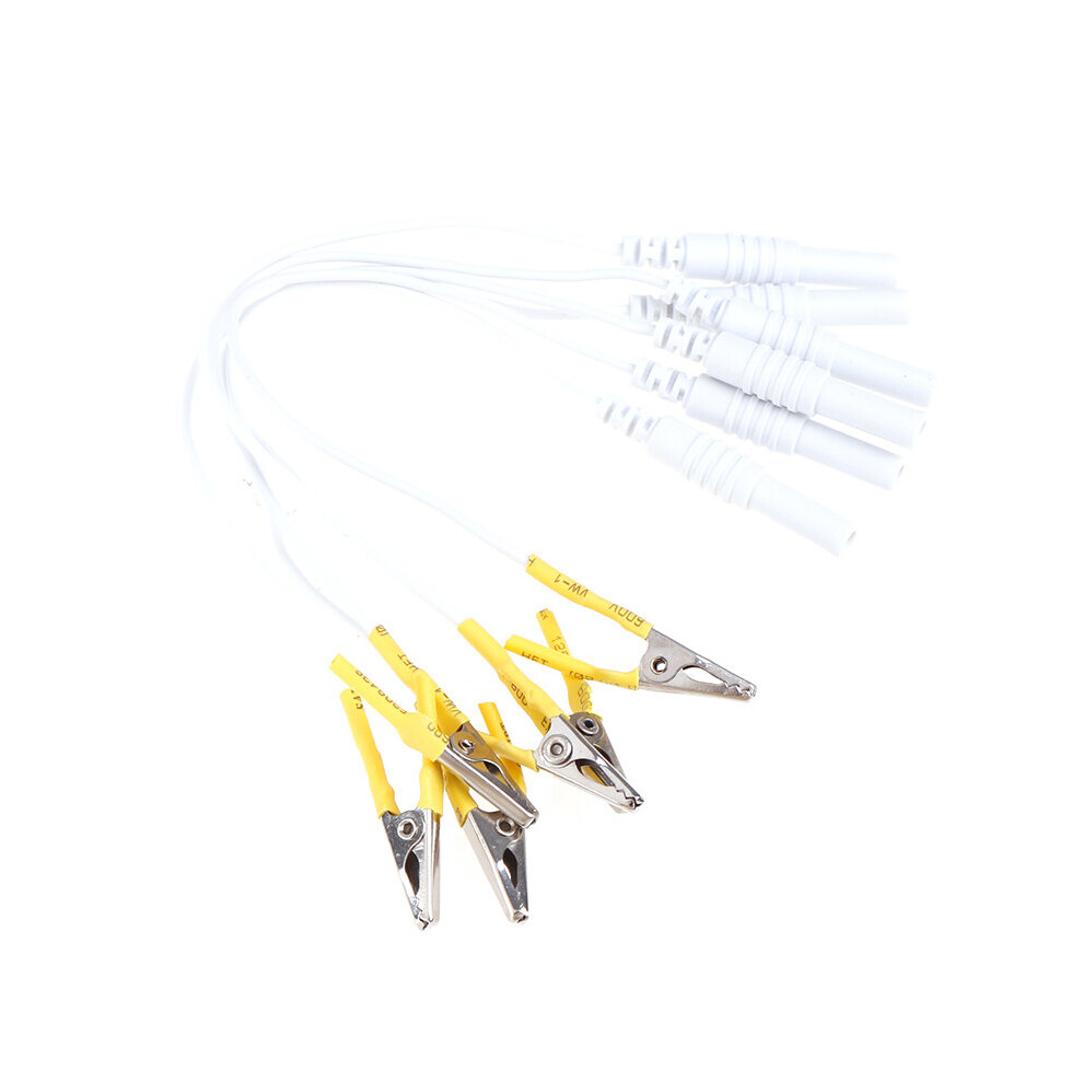 Dechoicelife 12Pcs/Lot Alligator Clip Cable, Acupuncture Needles Clip For Electronic Acupuncture Treatment Instrument