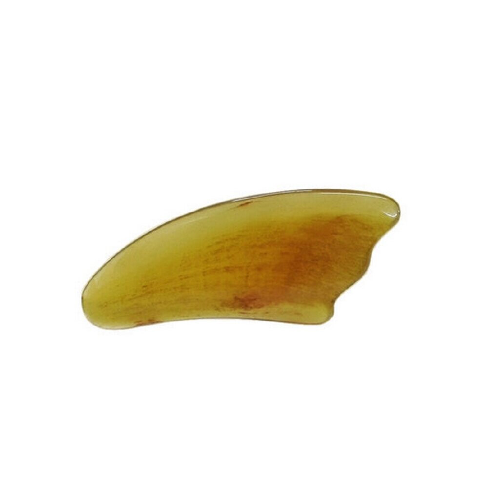 Dechoicelife Buffalo Horn Guasha Board Massage Guasha Board Horn Gua Sha Massage Board Scraping Plate Buffalo Horn
