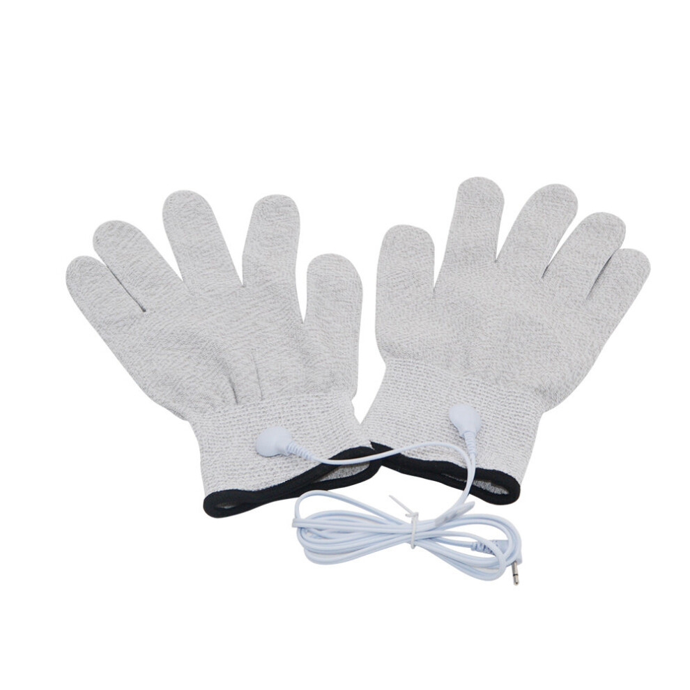 Dechoicelife Electrode Gloves Tens Ems Unit Muscle Stimulator Physiotherapy For Tens Machine Massager Electric Relaxation Hand Pain Relief