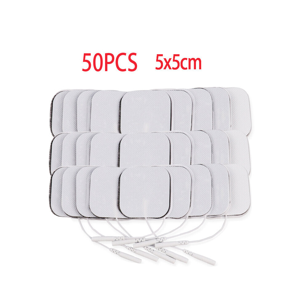 (a-Blue) 50pcs/lot Tens Electrode Pads Sticker Conductive Gel Pad For Body Acupuncture Digital Therapy Massager EMS Muscle Stimulator-image-OPC-PC9PJVT-NEW