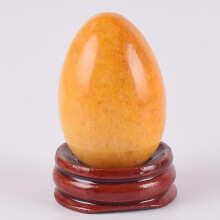 (a-45x30 mm) Yoni Egg Natural Stone Yellow Jade Eggs Kegel Exercise Tools Crystal Quartz Undrill Ball Pelvic Floor Muscle Vagina Health Care
