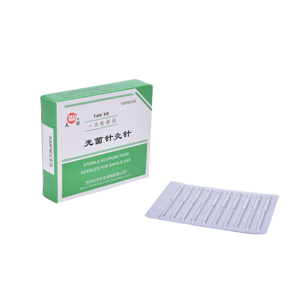 Dechoicelife 25Mm X0.25mm Stainless Steel Authentic Acupuncture Needles Beautiful Massage Needle For Health Care Massage 100Pcs/1Pack
