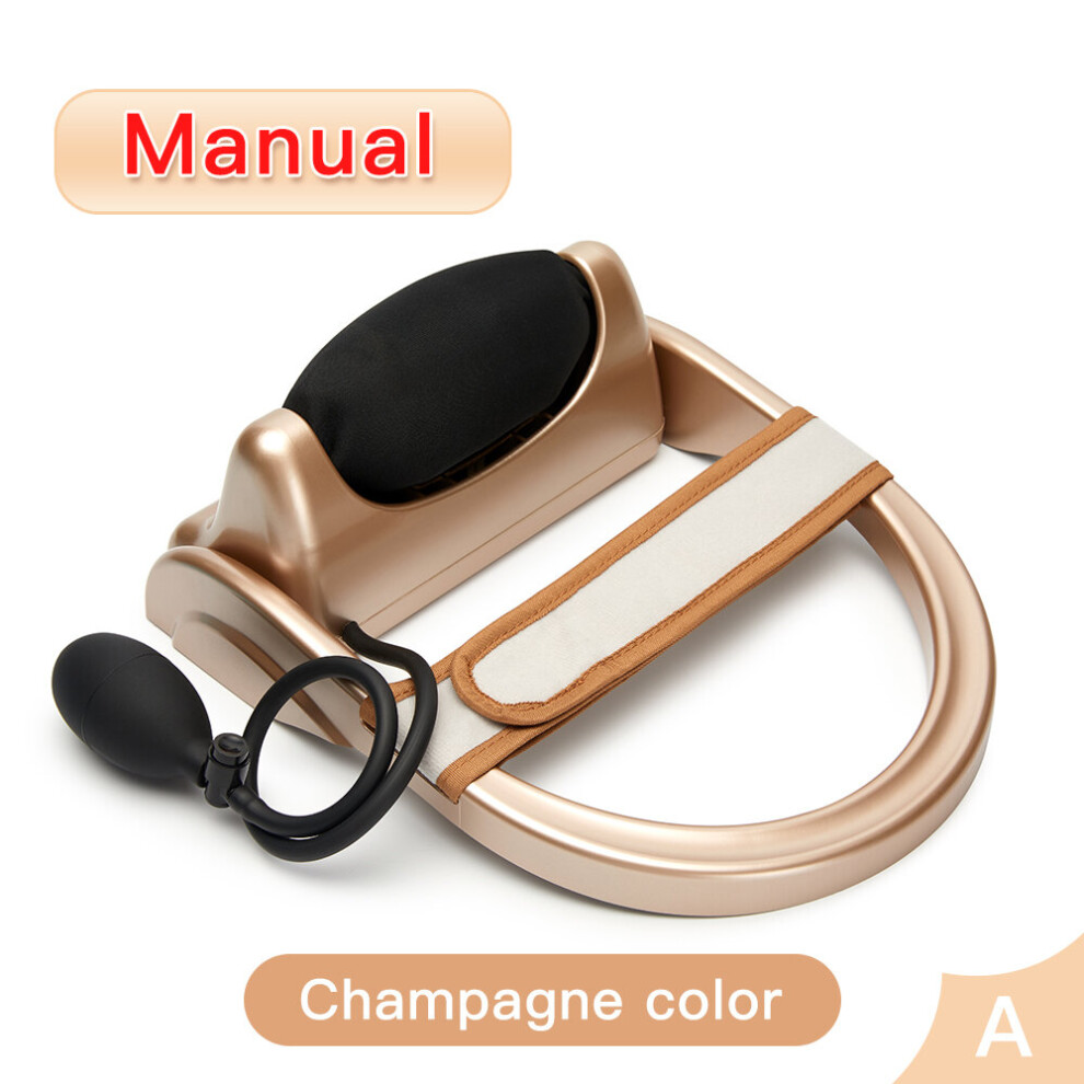 Dechoicelife (A-Typea-Manual Control) Neck Massage Pillow Neck Shoulder Cervical Chiropractic Traction Device Massage Pillow For Pain Relief Relax Massager For Nec