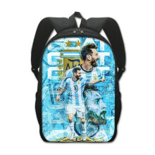 (4) New Lionel Messi Backpack Kids School Bag Travel Shoulders Bag Rucksack knapsack