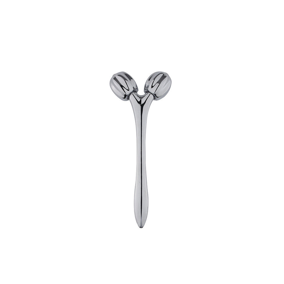 Dechoicelife (A-Silvery Water) Facial Roller Massager Reduce Wrinkles Neck Eyes Massage Lymphatic Drainage Face Lifting Reduce Puffiness Skin Tightening