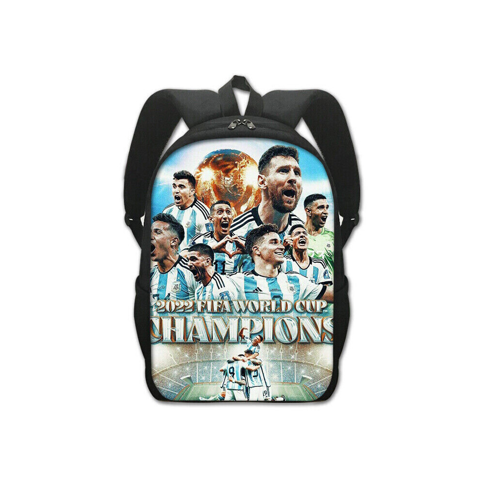 Skesrjtop (6) New Lionel Messi Backpack Kids School Bag Travel Shoulders Bag Rucksack Knapsack Not,Specified
